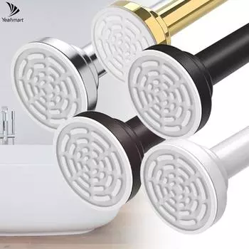 Карнизы для душевых занавесок 55–95 см, нескользящий, пружинный, натяжной, без сверления, карниз для штор из нержавеющей стали для ванной комнаты, кухни