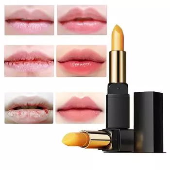 Каротин, термочувствительный бальзам для губ, увлажняющий, увлажняющий, против высыхания, вазелиновый бальзам для губ 02#