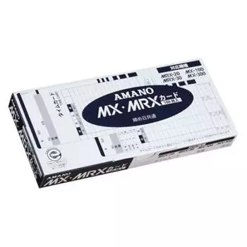Карта Amano Time Card MX MRX Card 00005498 Покупка комплекта MX/MRX [Bulk 3]
