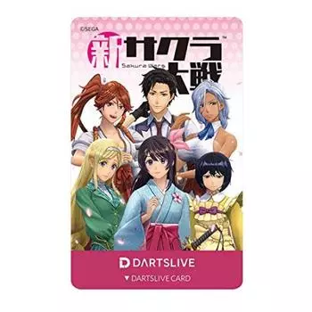 Карта Darts DARTSLIVE Darts Live Card Новая карта Sakura Wars Imperial Combat Brigade с темой Darts Live [Darts Live] Ver.