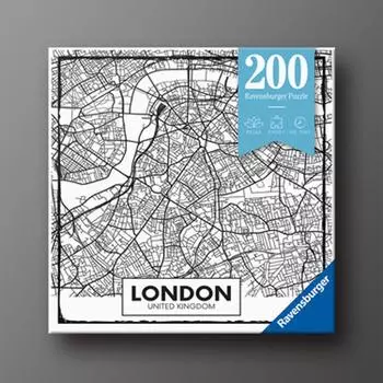 Карта Лондона, рисунок ручкой, пазл Ravensburger из 200 деталей, популярная корейская настольная игра