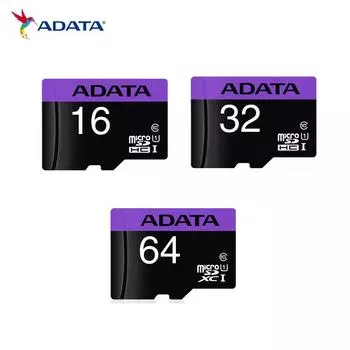 Карта микропамяти ADATA TF 16 ГБ 32 ГБ 64 ГБ флэш-карта класса 10 U1 80 МБ/с