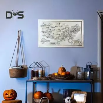 Карта национальных парков Деревянные кнопки Карта путешествий Контрольный список национальных парков Деревянный плакат Карта США Список дел