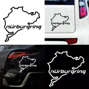 Карта Нюрбургринга, забавный автомобиль, грузовик, светоотражающие наклейки, украшение
