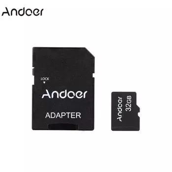 Карта памяти Andoer Class 10, TF-карта, адаптер TF-карты для камеры, автомобильной камеры, сотового телефона, настольного ПК, аудиоплеера, GPS 8GB