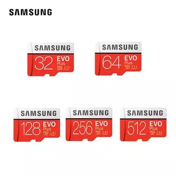 Карта памяти Samsung EVO Plus microSD 32–512 ГБ 32GB