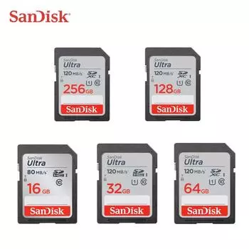 Карта SanDisk Ultra® SDHC™ UHS-I и карта SDXC™ UHS-I