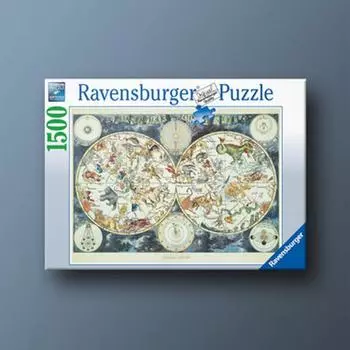 Карта созвездий в стиле ретро, пазл Ravensburger из 1500 деталей, популярная корейская настольная игра