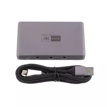 Карта видеозахвата 4K 60 Гц HDR USB 3.0 1080P алюминиевый сплав 3,5 мм o Cam Link Card для Live