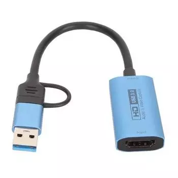 Карта видеозахвата 4K аудио USB3.0 HD мультимедийный интерфейс для USB C адаптер видеозахвата для игровых потоков Z29C Z29C