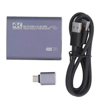 Карта видеозахвата 4K Professional USB3.0 HD Multimedia Interface Карта видеозахвата звука для Xbox