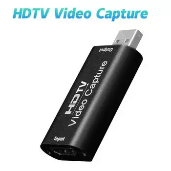 Карта видеозахвата HD 4K USB3.0 2.0 HDMI Video Grabber Record Box для PS4 Game DVD Camcorder Camera Recording Live Streaming