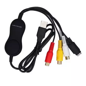 Карта видеозахвата USB 2.0 Professional с поддержкой форматов PAL NTSC Адаптер карты видеозахвата UVC для