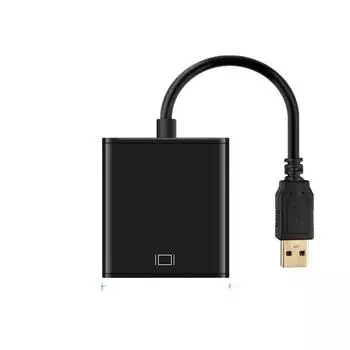 Карта захвата видео с USB 3.0 на HDMI 4K, карта внешнего дисплея, карта захвата ноутбука, интерфейс USB с интерфейсом HDMI, преобразователь экранного дисплея чёрный