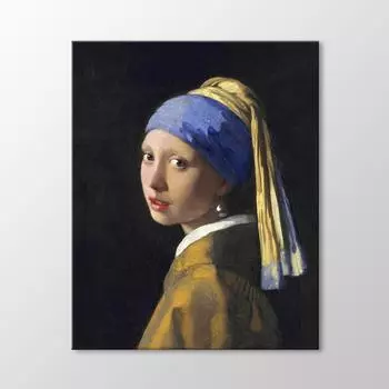 Картина Девушка с жемчужной сережкой