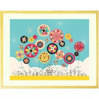 Картина для интерьера, заказ по почте Картина для украшения входа Картина по фен-шуй Арт-постер Скандинавская мода Рамка Настенная подвеска Гостиная