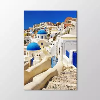 Картина Домов Санторини