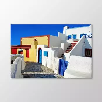 Картина Домов Санторини