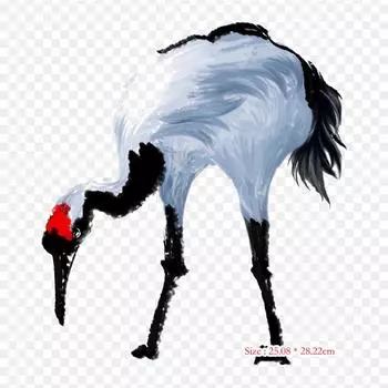 Картина кран утюг на теплопередаче печать виниловые нашивки наклейки для одежды DIY аппликации моющиеся нашивки