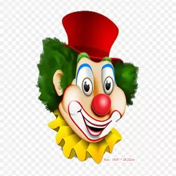 Картина маслом клоуна, термопереносная печать, виниловые нашивки, наклейки для одежды, аппликации «сделай сам», моющиеся нашивки