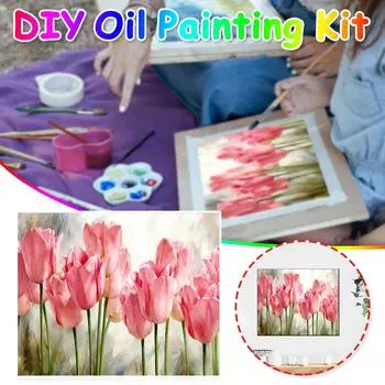 Картина маслом своими руками 16 x 20 дюймов с кистями и пигментом (Без рамки)