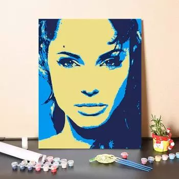 Картина на холсте, цифровая картина маслом, цифры, картина маслом, сделай сам, картина по номерам, украшение для дома 40x50cm no frame