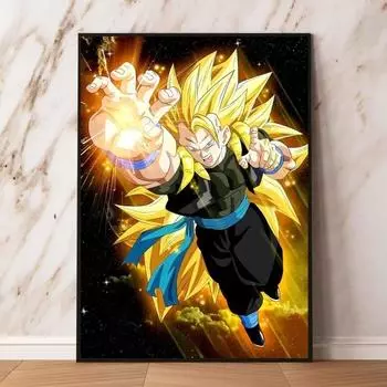 Картина на холсте Dragon Ball Vegeta Модульная гравюра Детская спальня Украшение Картина 21cm30cm NoFrame