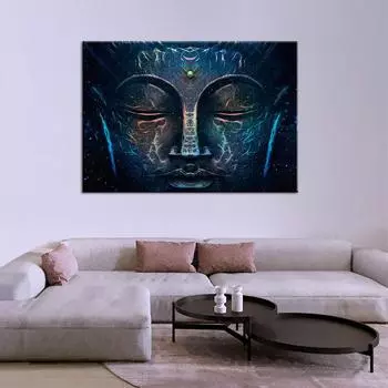 Картина на холсте с изображением Будды для домашнего декора, изображение Бога на стене, домашний декор, настенные художественные принты с религией, китайский Бог, без рамки 21*30cm