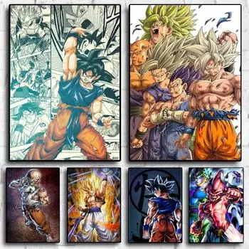 Картина на холсте Seven Dragon Ball Demon King Декоративный подарок Модульная печать Детская спальня Украшение Плакат 21cm30cm NoFrame
