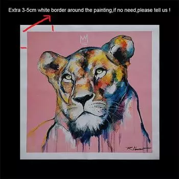 Картина на холсте, скандинавские постеры с животными и принты, абстрактная картина маслом с изображением лисы, настенные панно для детей, гостиная, домашний декор 21cm30cm NoFrame