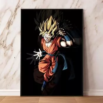 Картина на холсте Сунь Укун превращается в подарок, подвесная современная детская кукла для гостиной с принтом 21cm30cm NoFrame