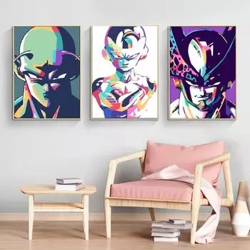 Картина на холсте «Великий Король Демонов» подарок современный домашний плакат игрушка стикер на стену 21cm30cm NoFrame