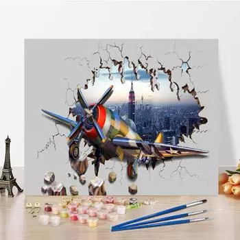 Картина по номерам, цифровая картина маслом, холст, цифры, картина маслом, сделай сам, краска по номерам, украшение для дома 40x50cm no frame