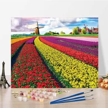 Картина по номерам Декомпрессия Холст Картина DIY Цифровая картина маслом Ручная роспись Домашнее украшение 40x50cm no frame