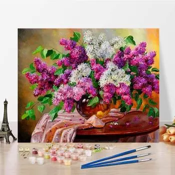 Картина по номерам Декомпрессия Ручная роспись DIY Цифровая картина маслом Холст Картина Украшение дома 40x50cm no frame