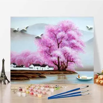 Картина по номерам Декомпрессия Украшение дома DIY Цифровая картина маслом Ручная роспись Холст Картина 40x50cm no frame