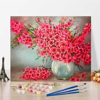 Картина по номерам DIY цифровая картина маслом ручная роспись декомпрессии холст картина украшение дома 40x50cm no frame