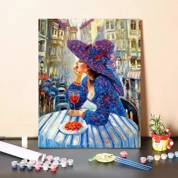 Картина по номерам DIY цифровая картина маслом декомпрессия украшение дома ручная роспись холст живопись 40x50cm no frame