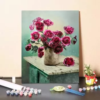 Картина по номерам DIY Картина по номерам Картина маслом по номерам Цифровая картина маслом Холст Украшение дома 40x50cm no frame