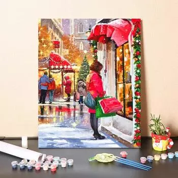 Картина по номерам Домашнее украшение Декомпрессия Ручная роспись холста Картина своими руками Цифровая живопись маслом 40x50cm no frame