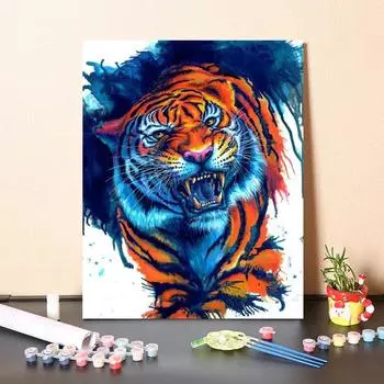 Картина по номерам Картина на холсте Украшение дома DIY Цифровая живопись маслом Декомпрессия Ручная роспись 40x50cm no frame