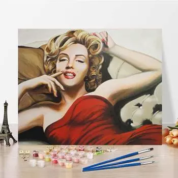 Картина по номерам Холст Картина Ручная роспись DIY Цифровая картина маслом Украшение дома Декомпрессия 40x50cm no frame