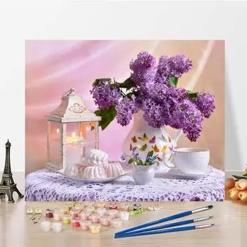 Картина по номерам Картина на холсте DIY Цифровая картина маслом Украшение дома Ручная роспись Декомпрессия 40x50cm no frame