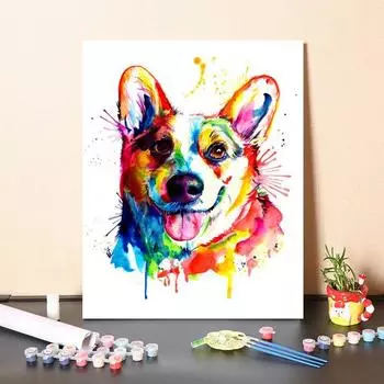 Картина по номерам Картина на холсте Украшение дома DIY Цифровая живопись маслом Ручная роспись Декомпрессия 40x50cm no frame