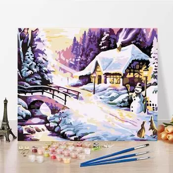 Картина по номерам на холсте Цифровая картина маслом Цифры Картина маслом Ручная работа DIY Картина по номерам 40x50cm no frame