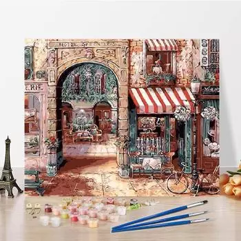 Картина по номерам на холсте DIY Картина по номерам Цифровая картина маслом ручной работы Цифровая картина маслом 40x50cm no frame