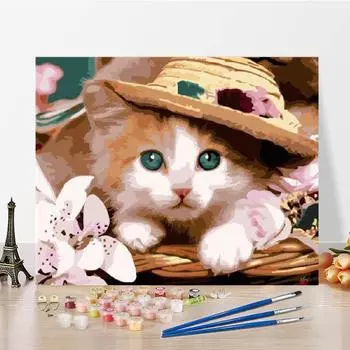 Картина по номерам на холсте DIY Картина по номерам Ручная работа по номерам Картина маслом Цифровая картина маслом 40x50cm no frame