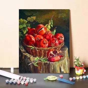 Картина по номерам, ручная роспись, декомпрессия, украшение для дома, холст, картина, сделай сам, цифровая картина маслом 40x50cm no frame