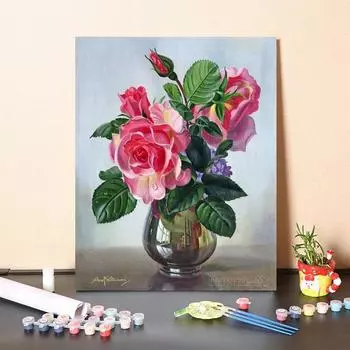 Картина по номерам Ручная роспись DIY Цифровая картина маслом Картина на холсте Украшение дома Декомпрессия 40x50cm no frame