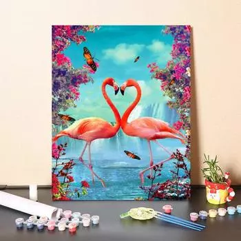 Картина по номерам, ручная роспись, украшение дома, сделай сам, цифровая картина маслом, декомпрессия, холст, живопись 40x50cm no frame